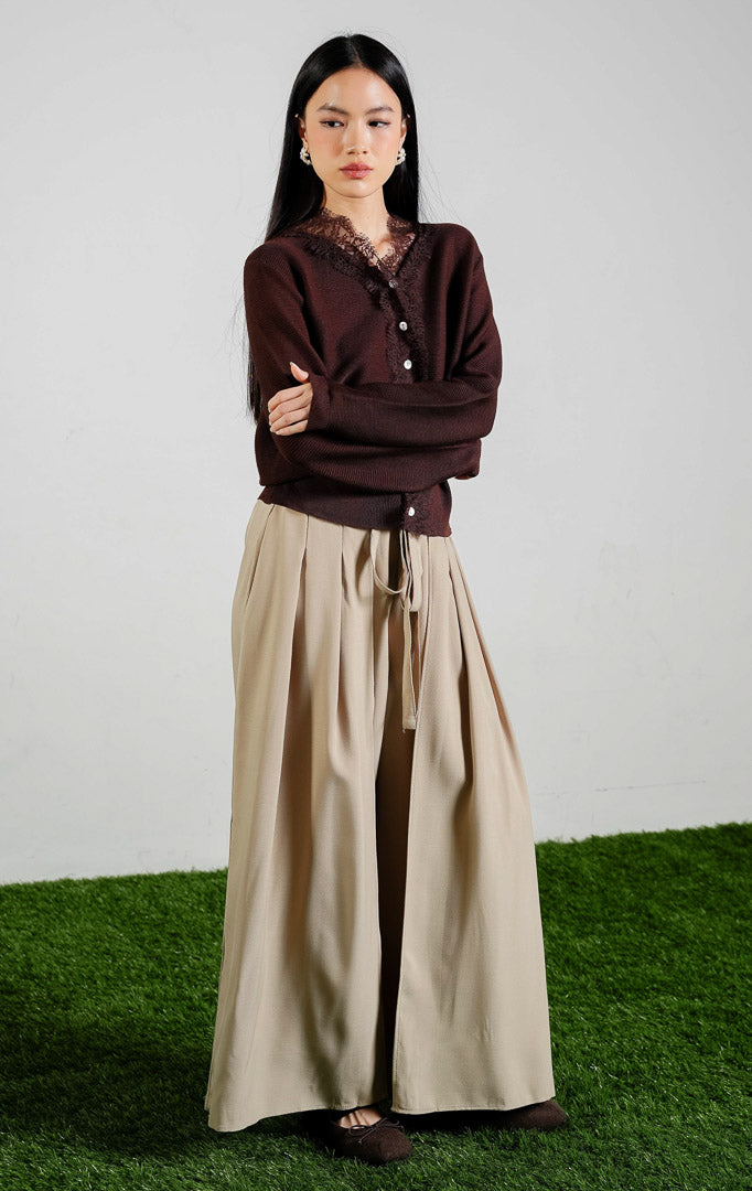 Betsy Cardigan Dark Brown
