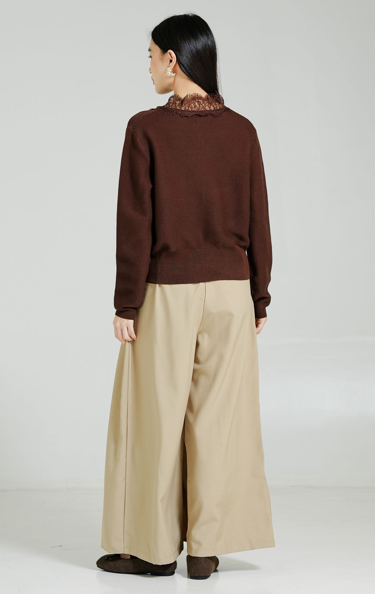 Betsy Cardigan Dark Brown
