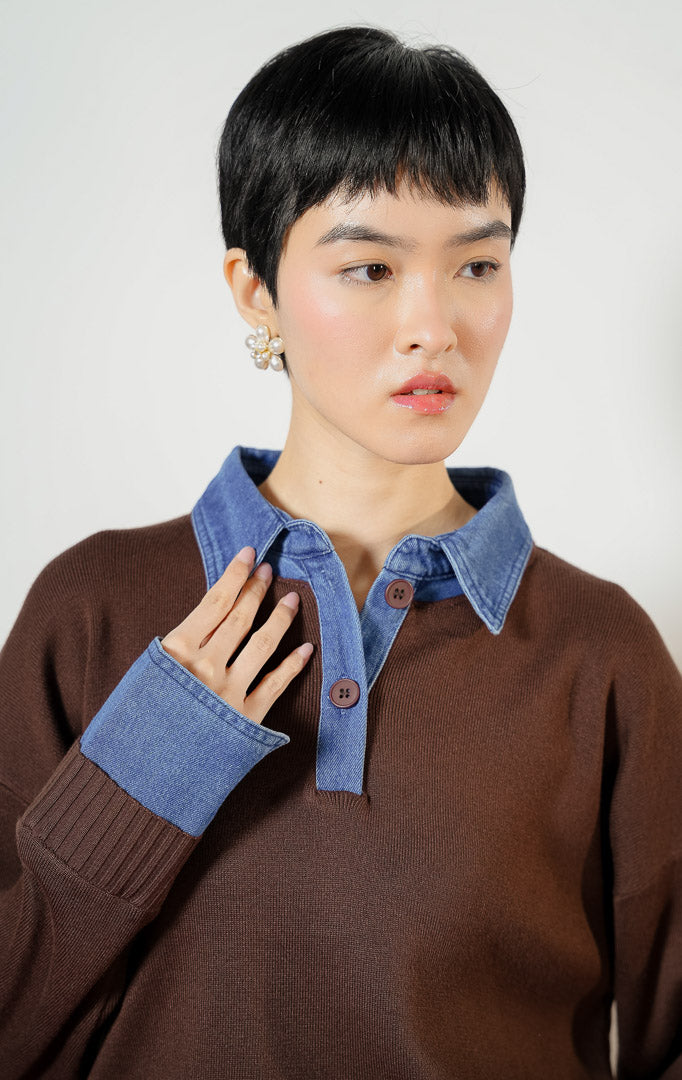 Susie Sweater Dark Brown