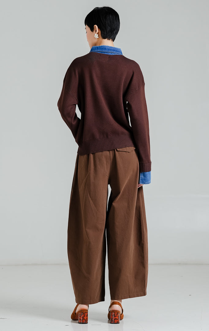 Susie Sweater Dark Brown