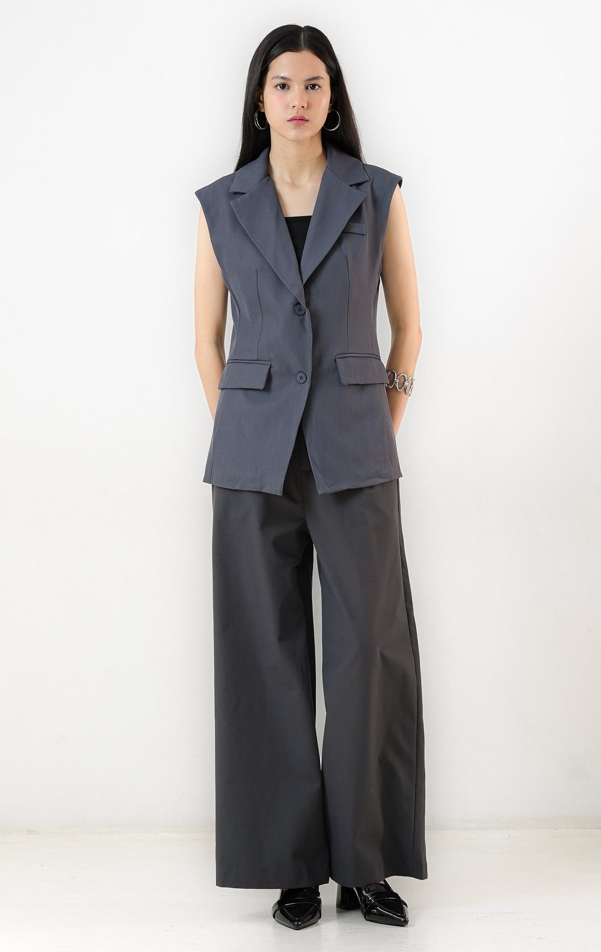 Crawford Vest Grey