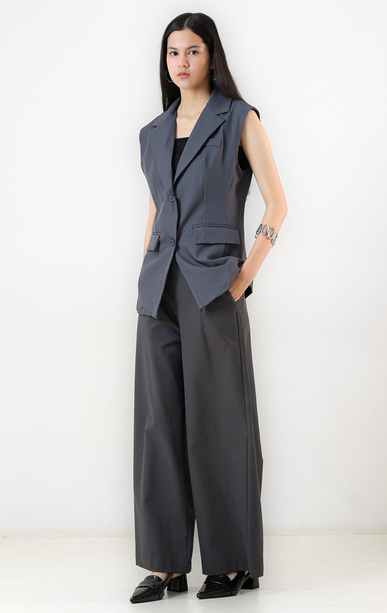Crawford Vest Grey