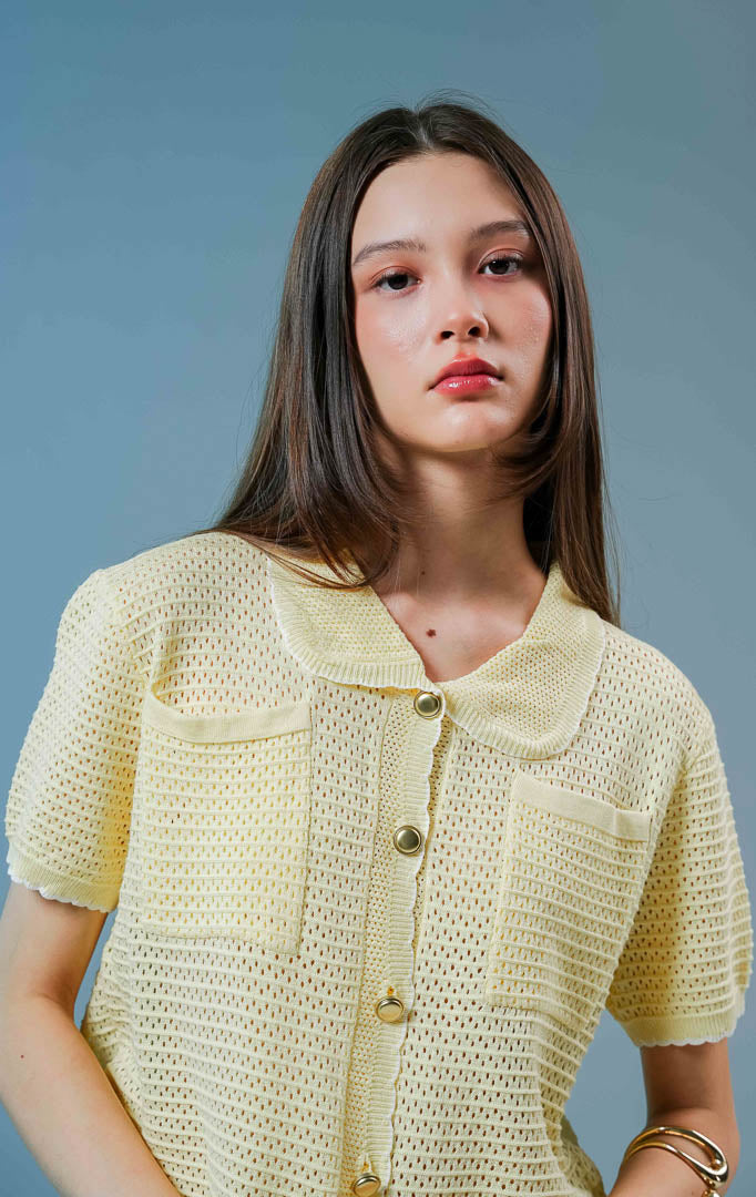 Mylah Cardigan Yellow