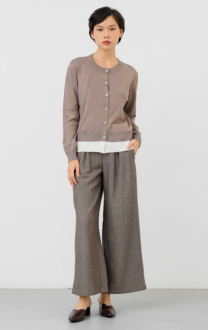 Revie Cardigan Brown