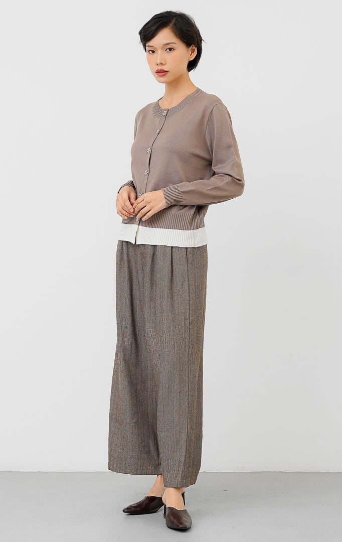 Revie Cardigan Brown