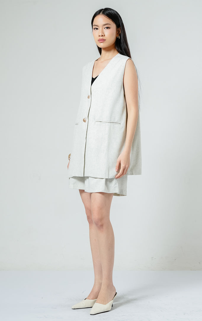 Viravia Vest Light Grey