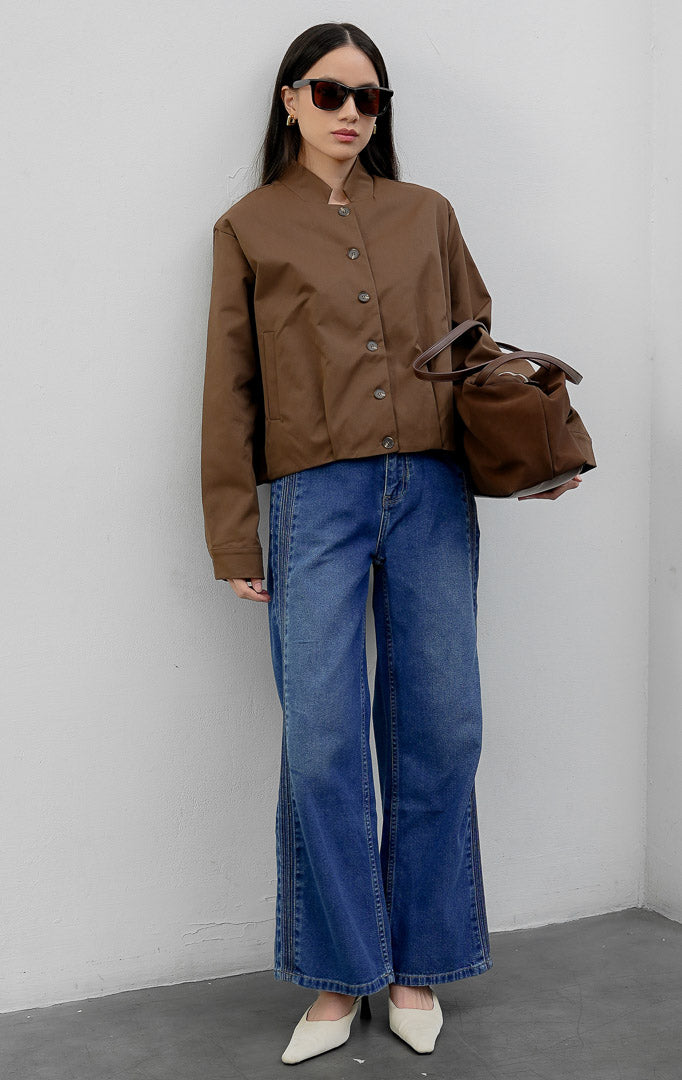 Nicolette Jacket Dark Brown