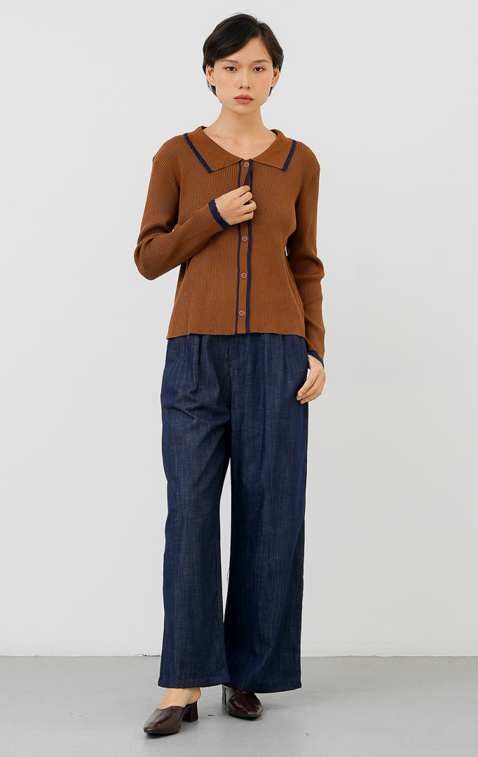 Windrow Cardigan Brown