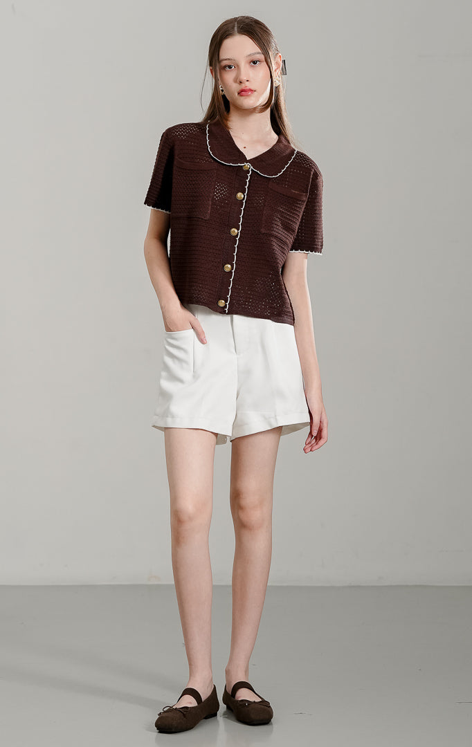 Mylah Cardigan Dark Brown