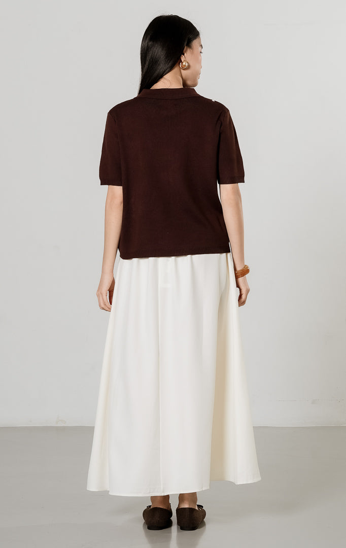 Gwynette Top Dark Brown