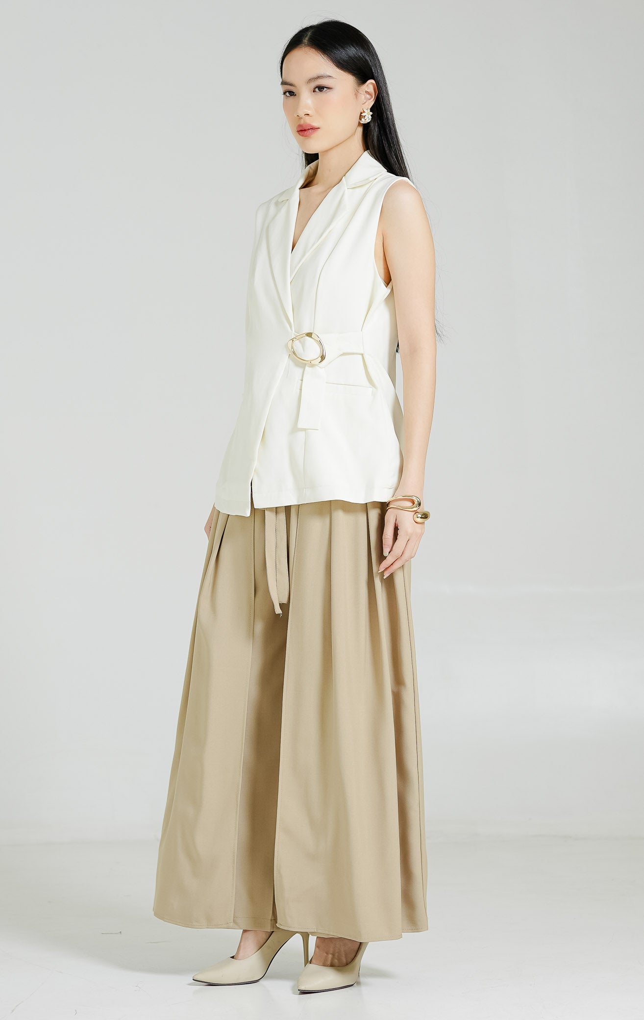 Quiney Vest Ivory