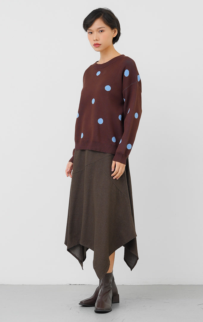 Noura Sweater Dark Brown