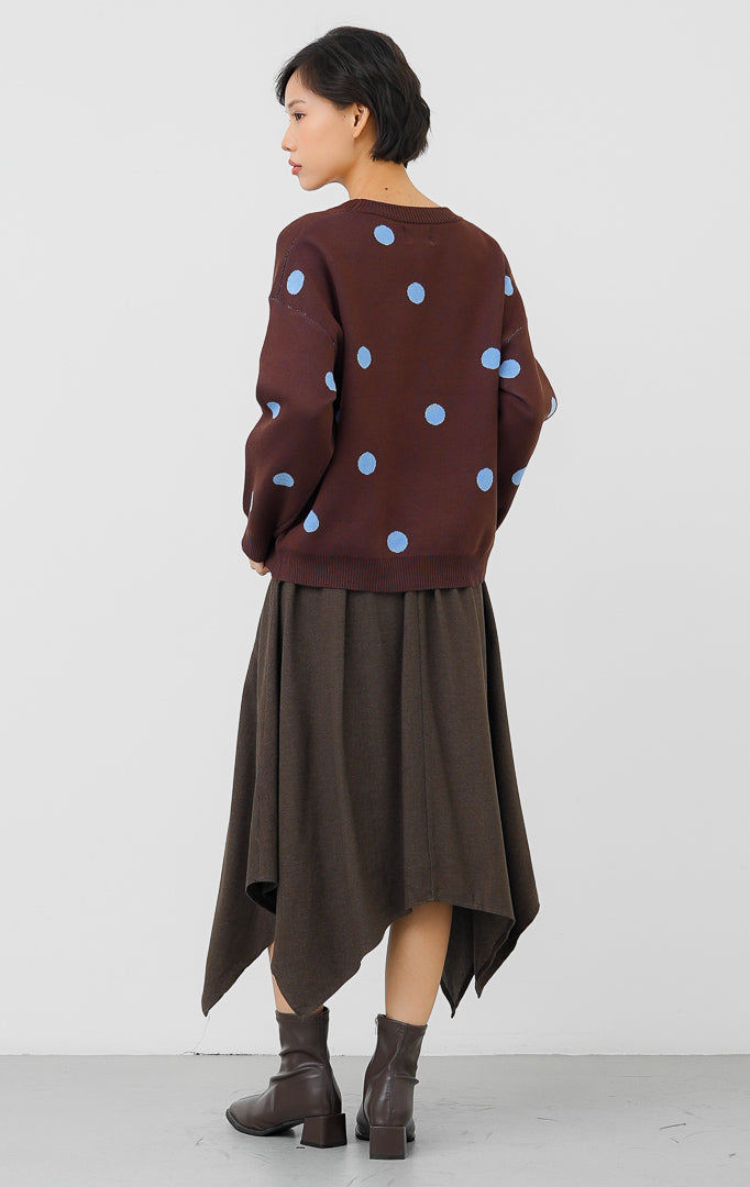 Noura Sweater Dark Brown