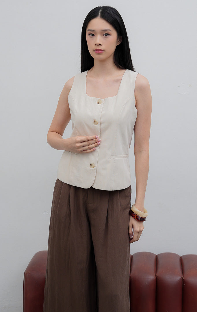 Cedrica Vest Ivory