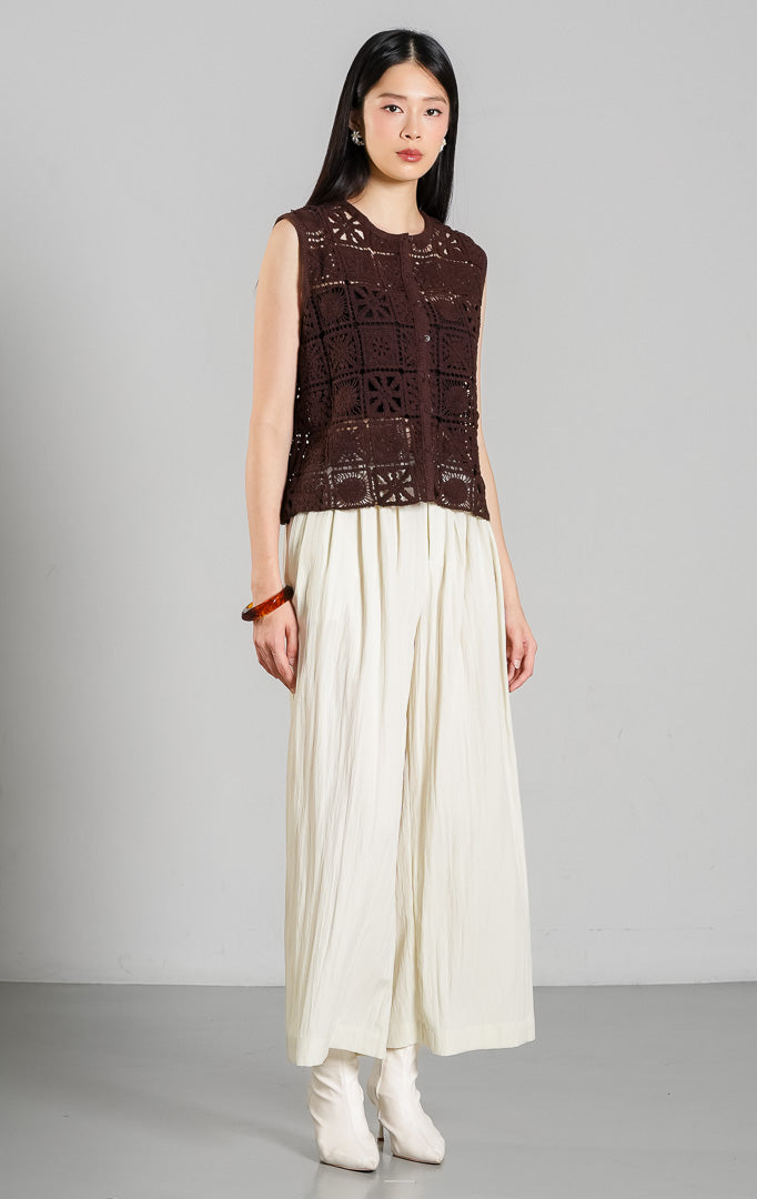 Lionella Vest Dark Brown