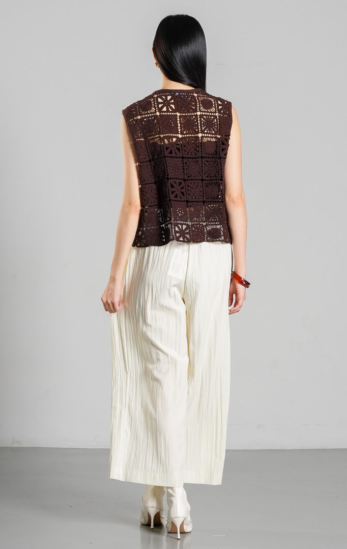 Lionella Vest Dark Brown