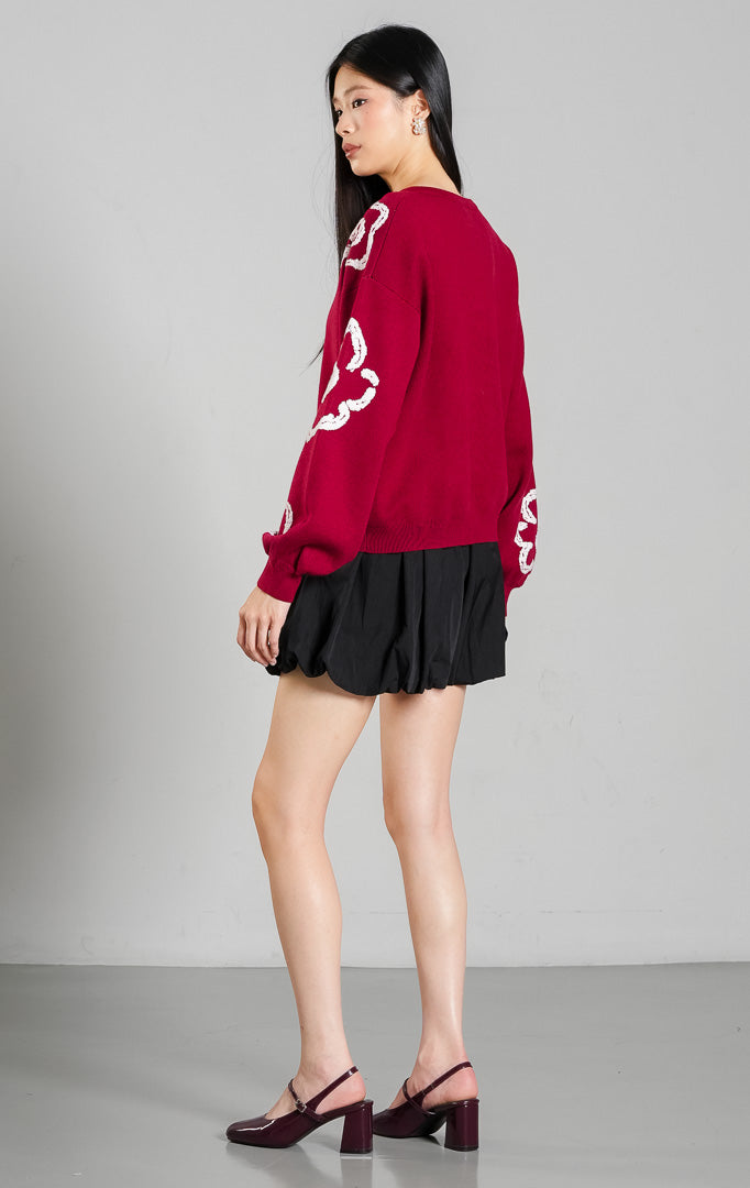 Emmelie Cardigan Maroon