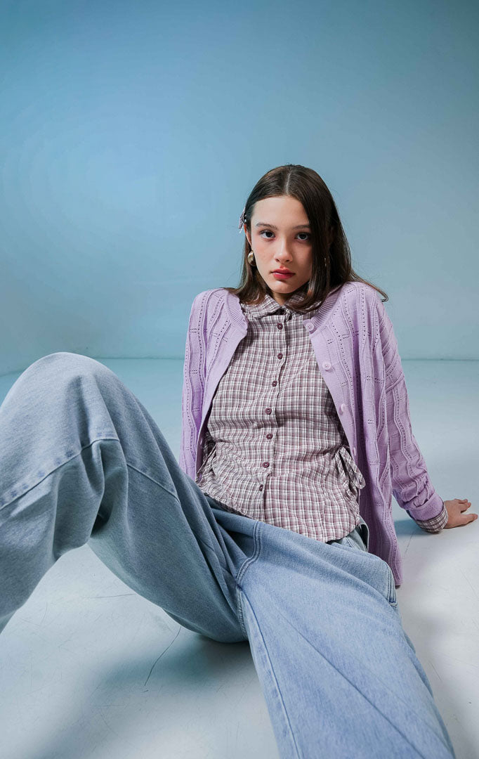 Twyla Cardigan Purple
