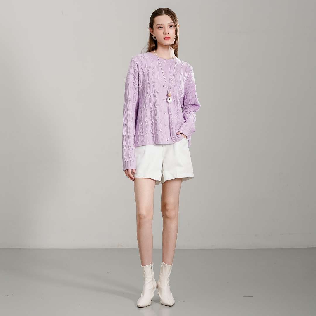 Twyla Cardigan Purple