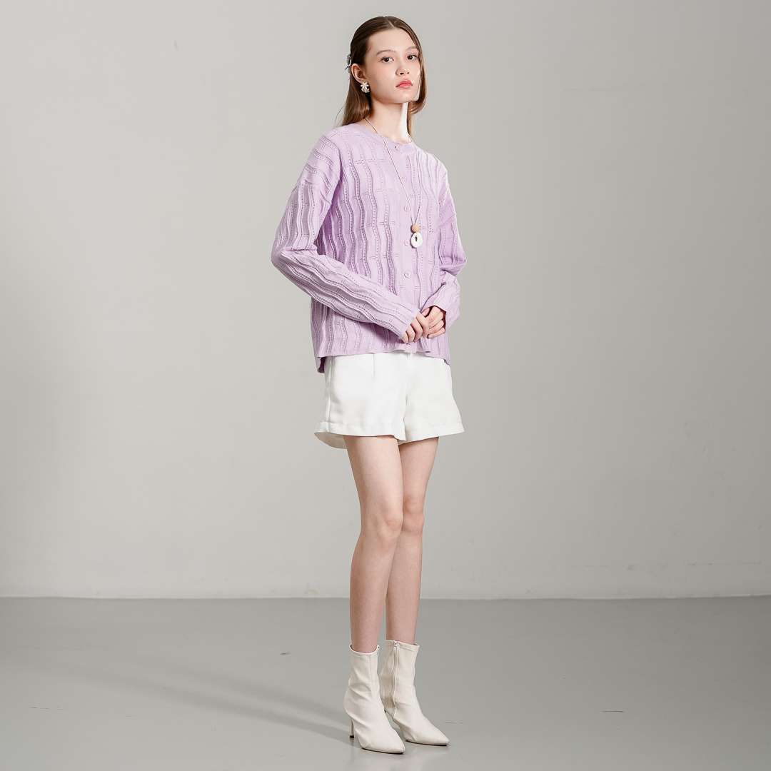 Twyla Cardigan Purple