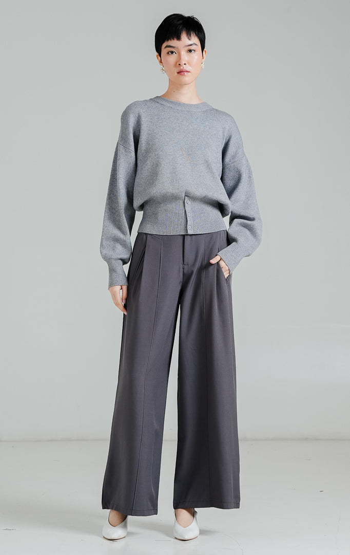 Cerise Sweater Grey