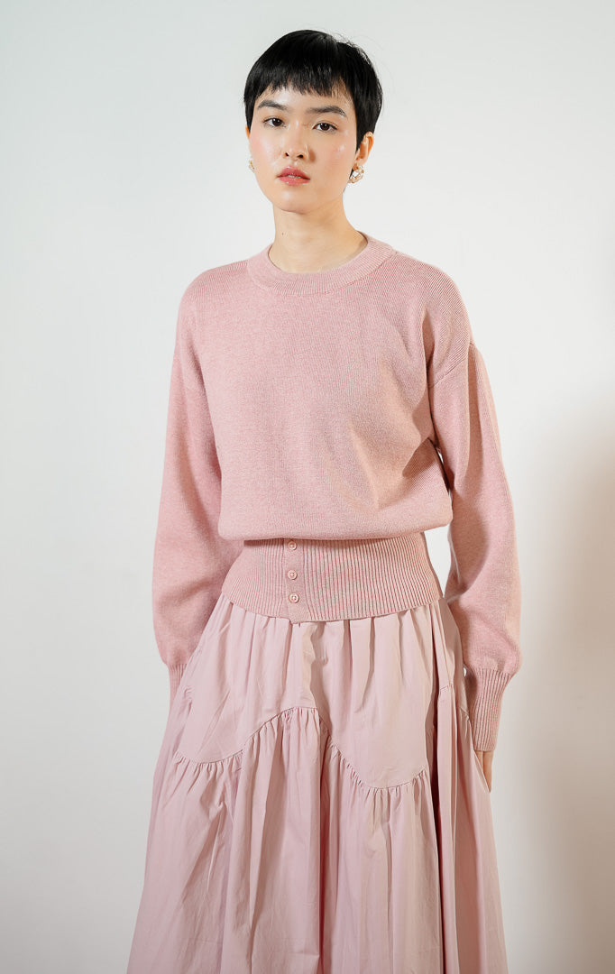 Cerise Sweater Dusty Pink