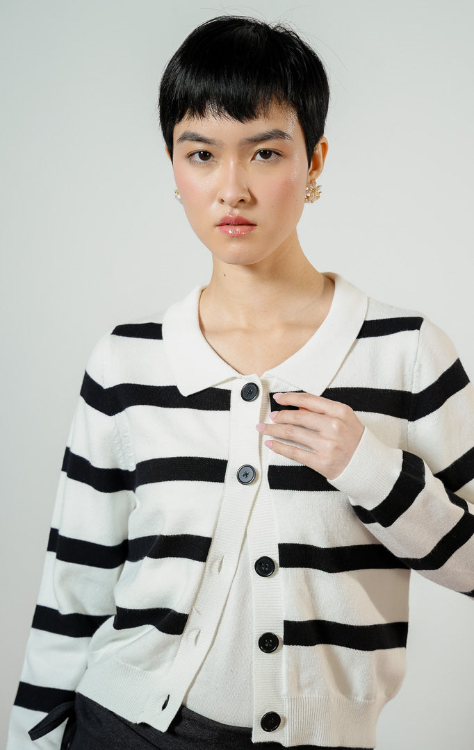 Mulberry Sweater White