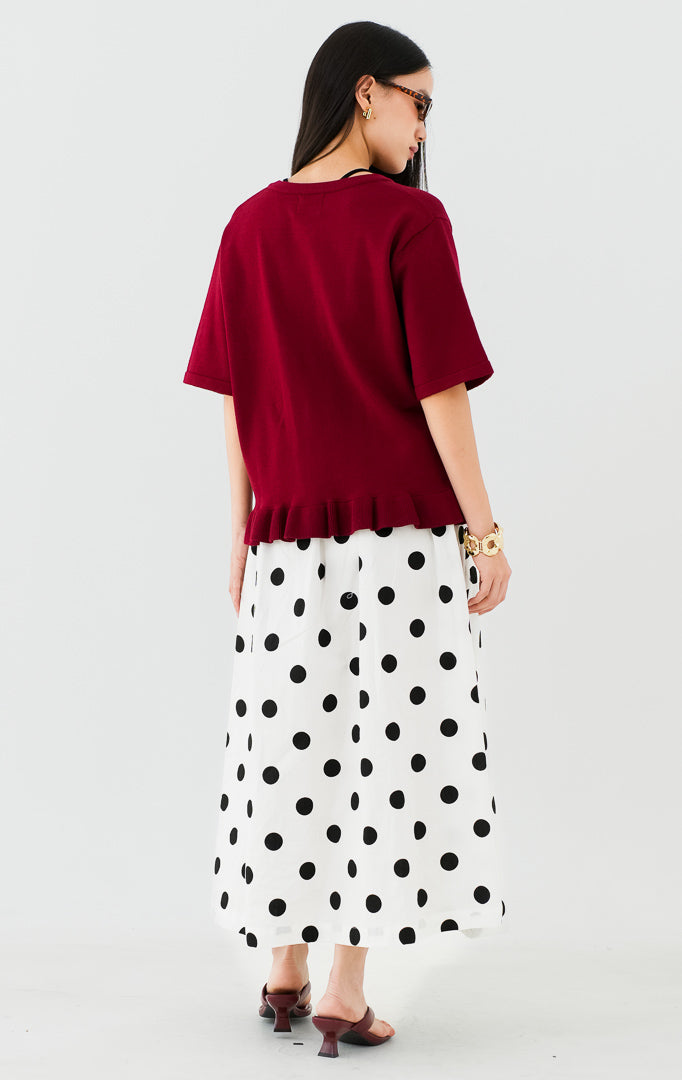 Brinley Top Maroon