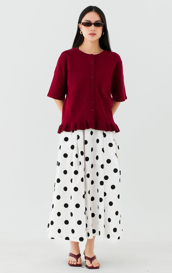 Brinley Top Maroon