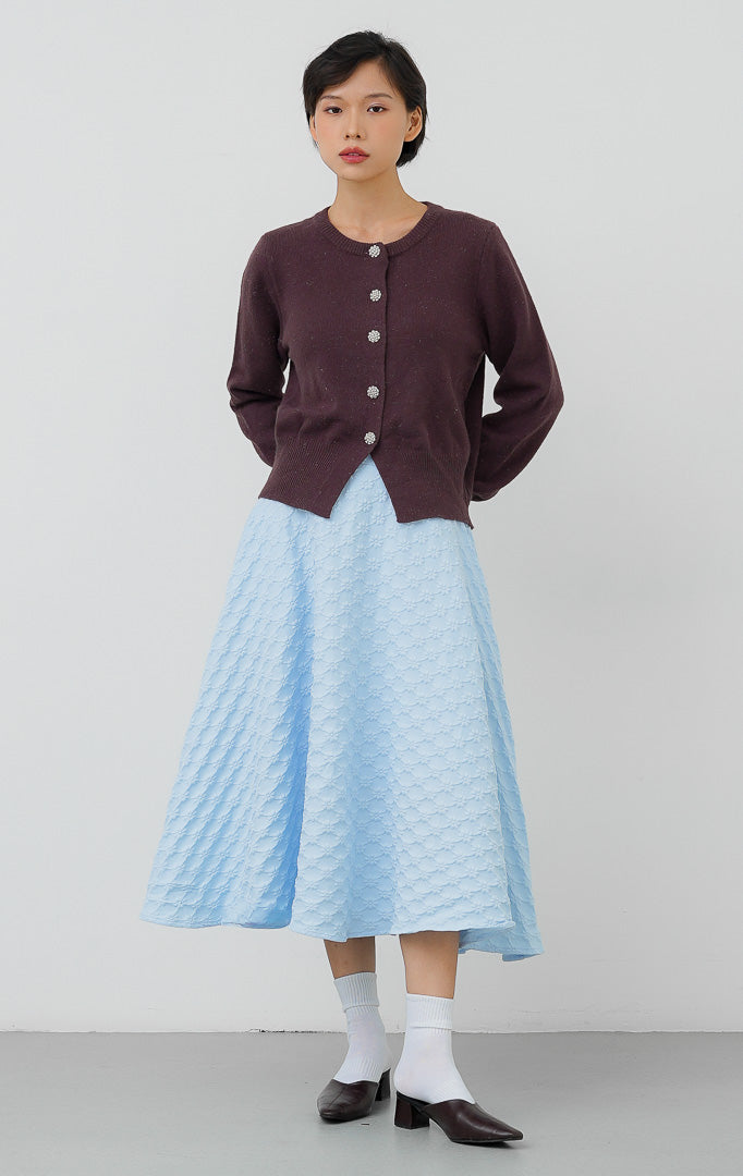 Evangelina Cardigan Dark Brown