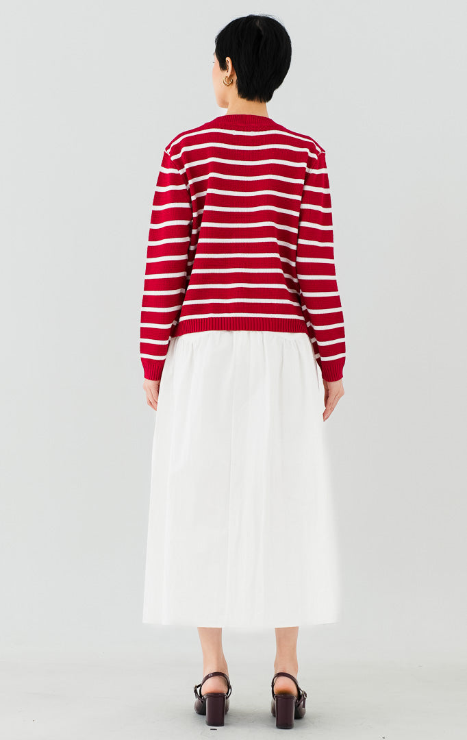 Redford Cardigan Red
