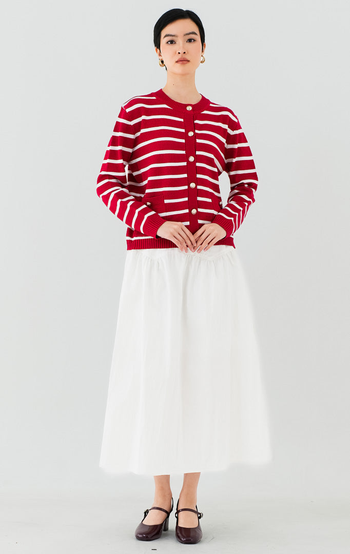 Redford Cardigan Red