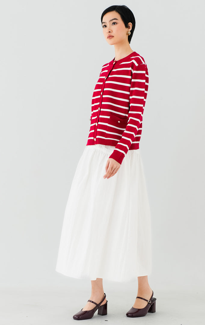 Redford Cardigan Red
