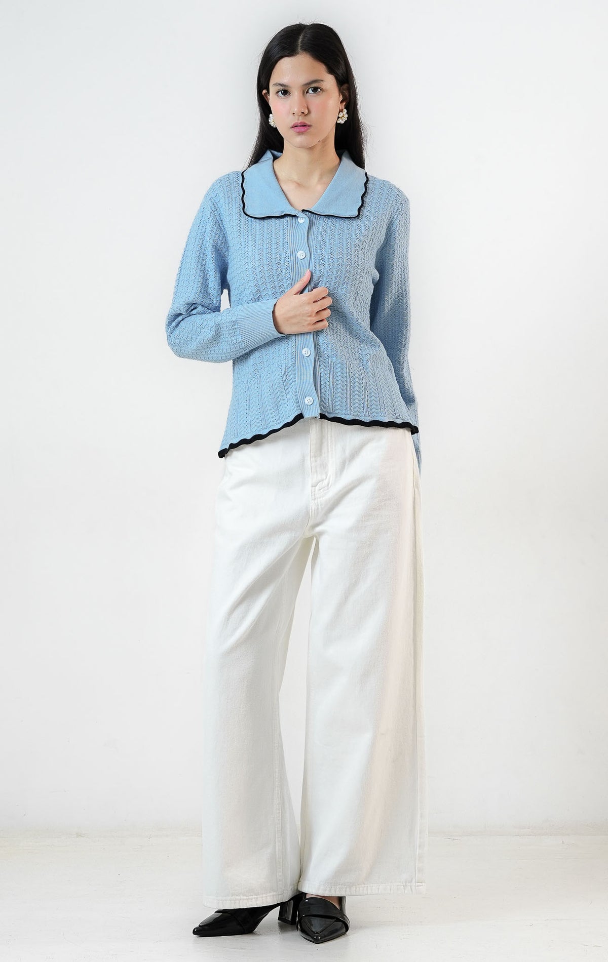 Lindsay Cardigan Light Blue