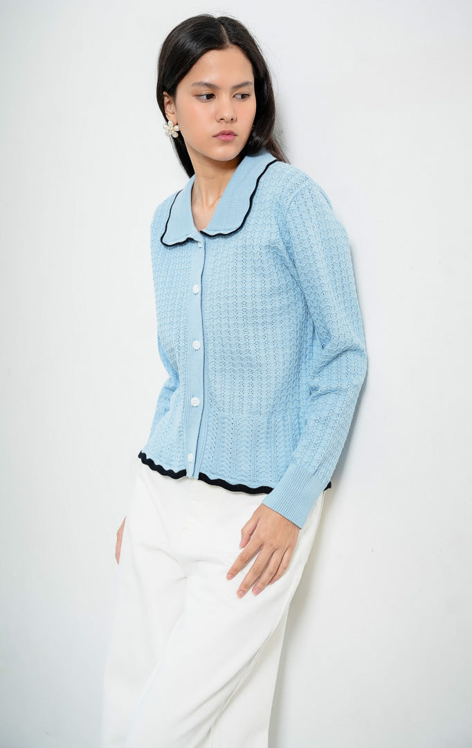 Lindsay Cardigan Light Blue