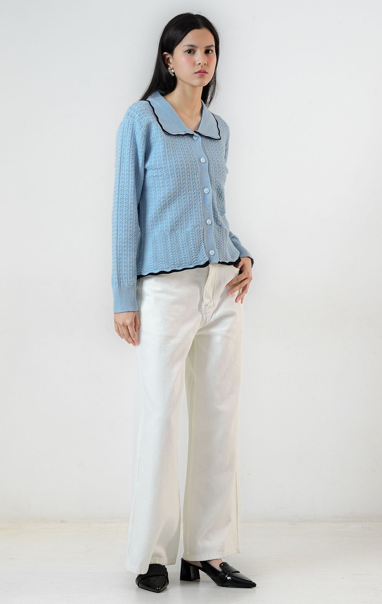 Lindsay Cardigan Light Blue