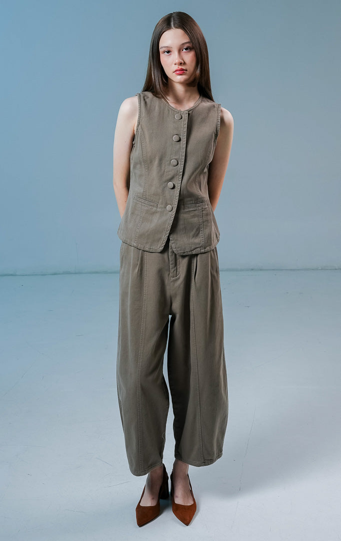 Rielle Vest Brown