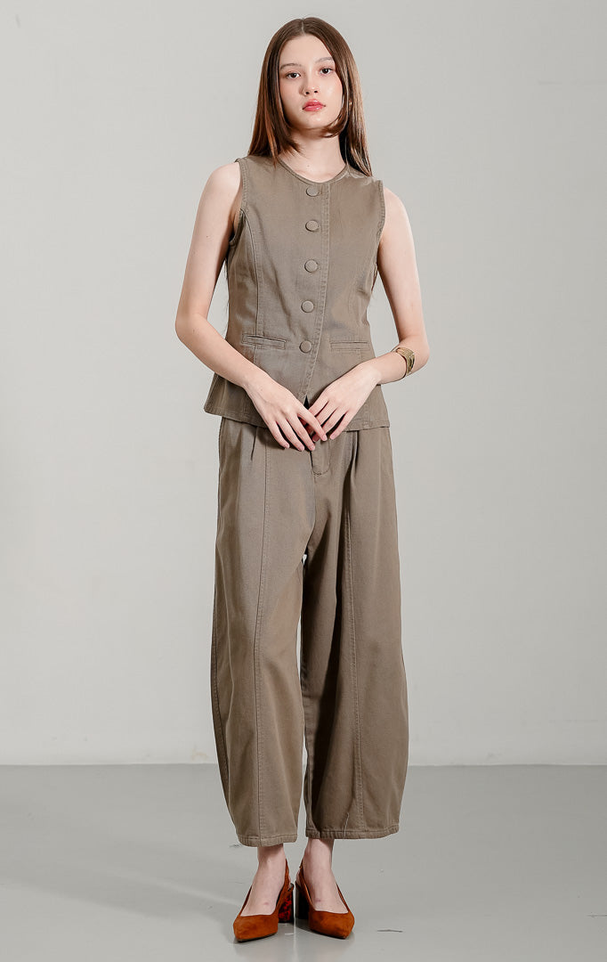 Rielle Vest Brown