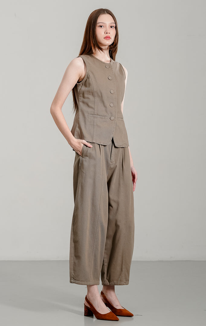 Rielle Vest Brown