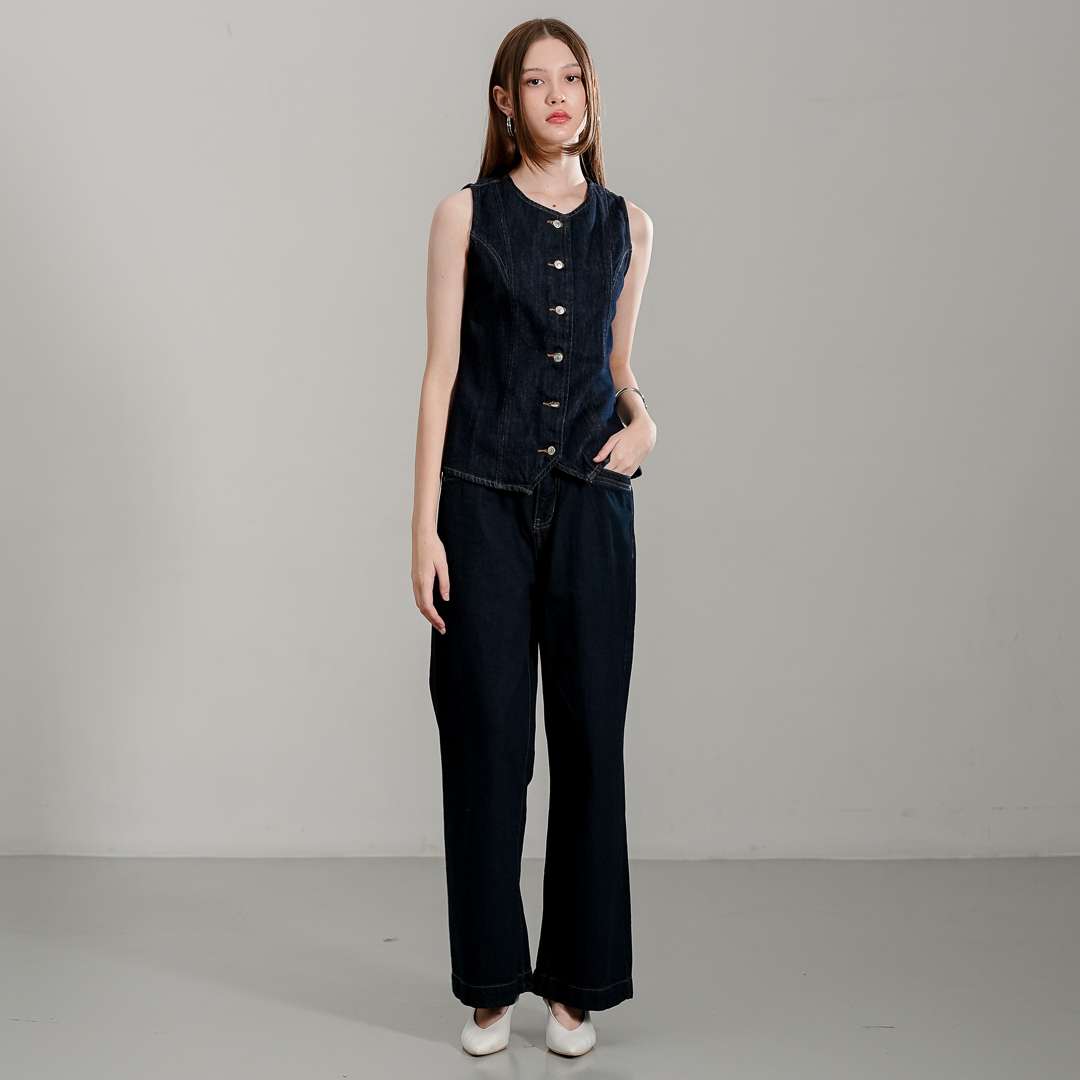 Vior Vest Dark Denim