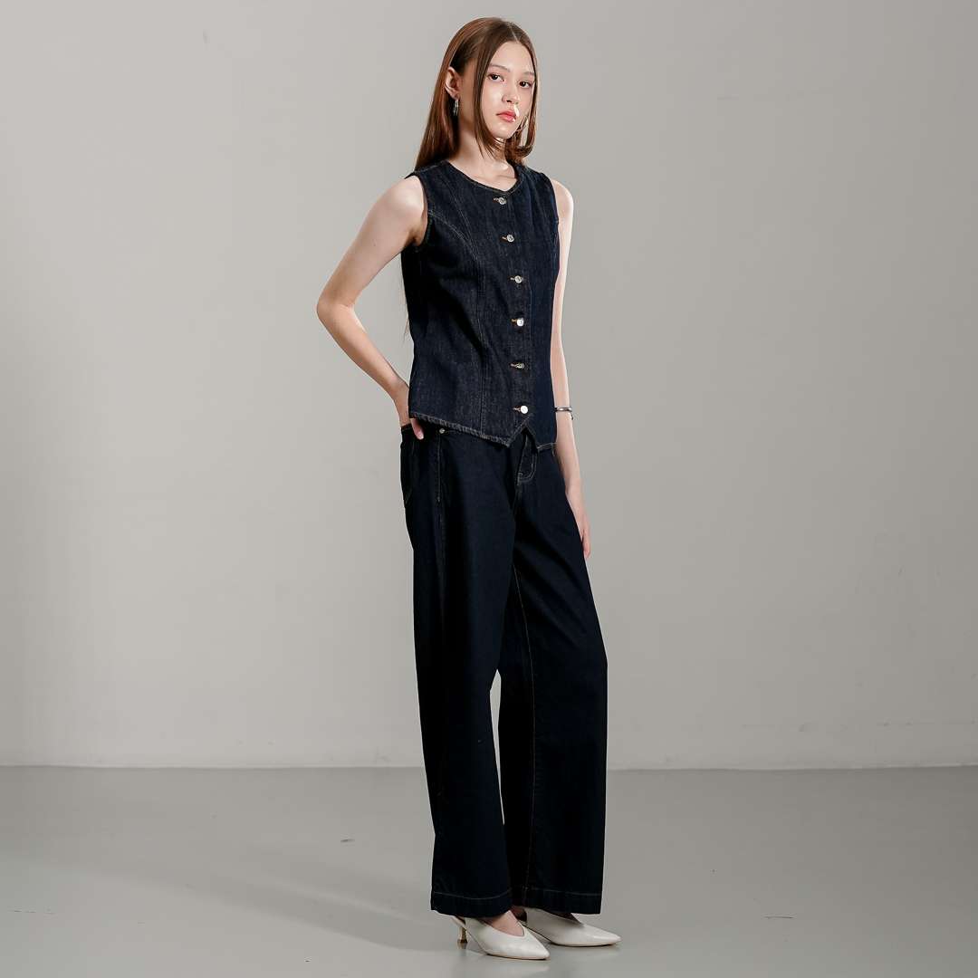 Vior Vest Dark Denim