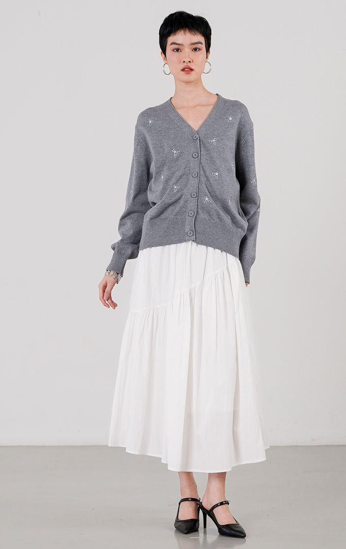 Petunia Cardigan Grey