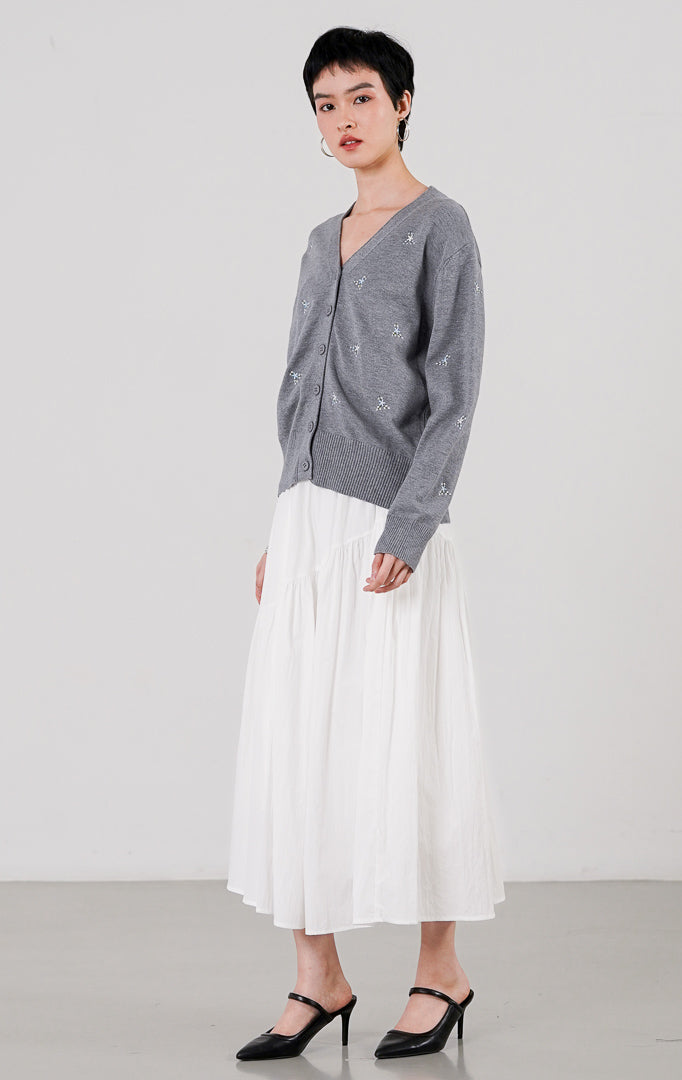 Petunia Cardigan Grey