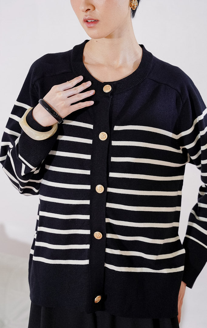 Aurelie Cardigan Black