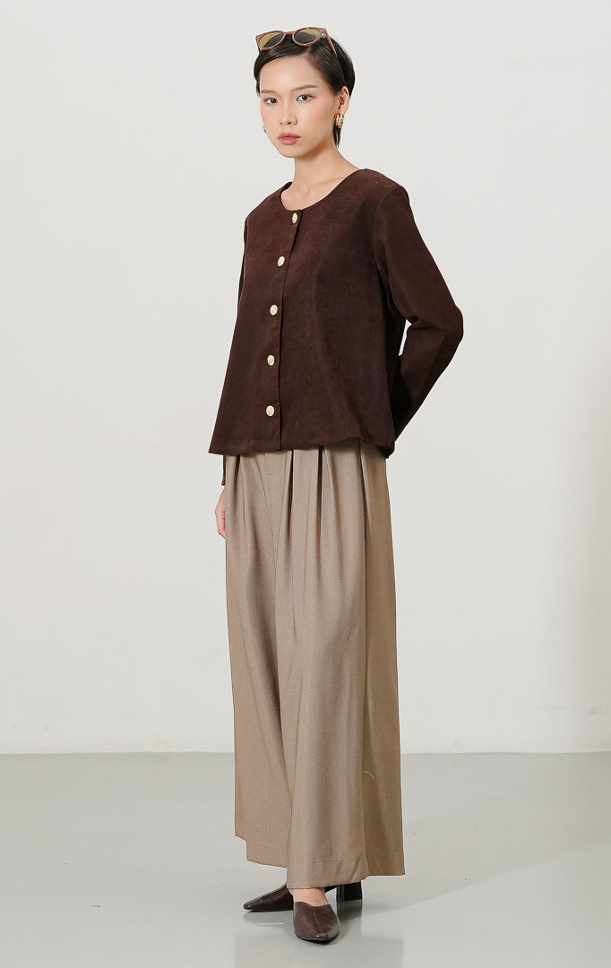 Calandra Jacket Dark Brown