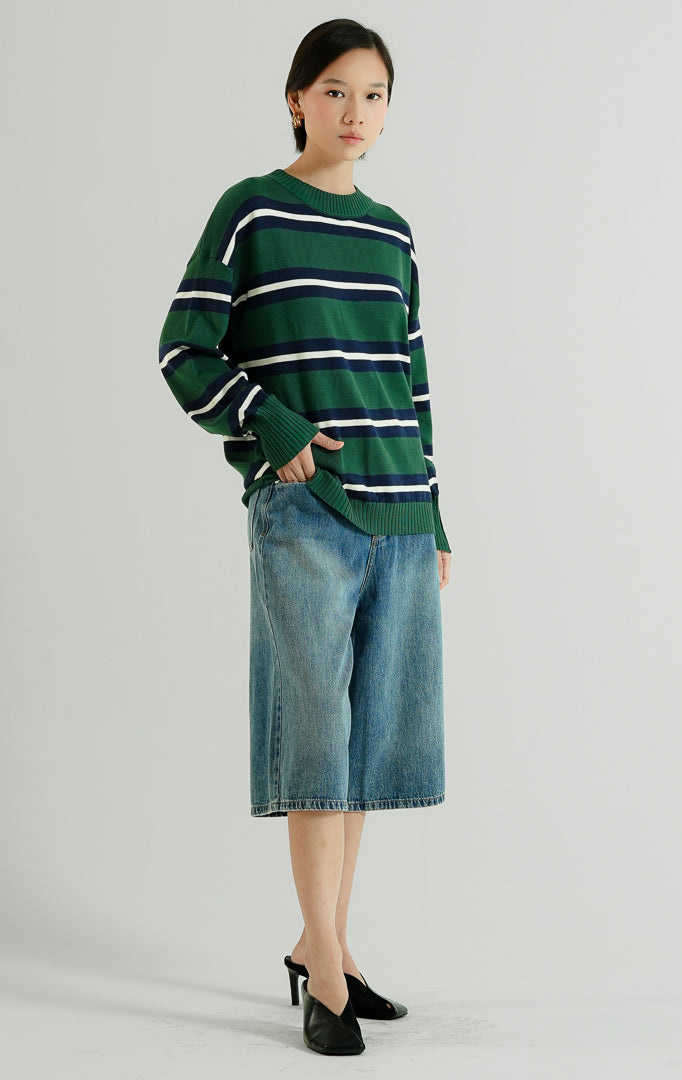 Axton Sweater Dark Green