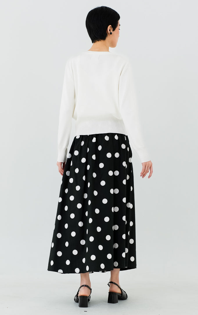 Daimen Cardigan White