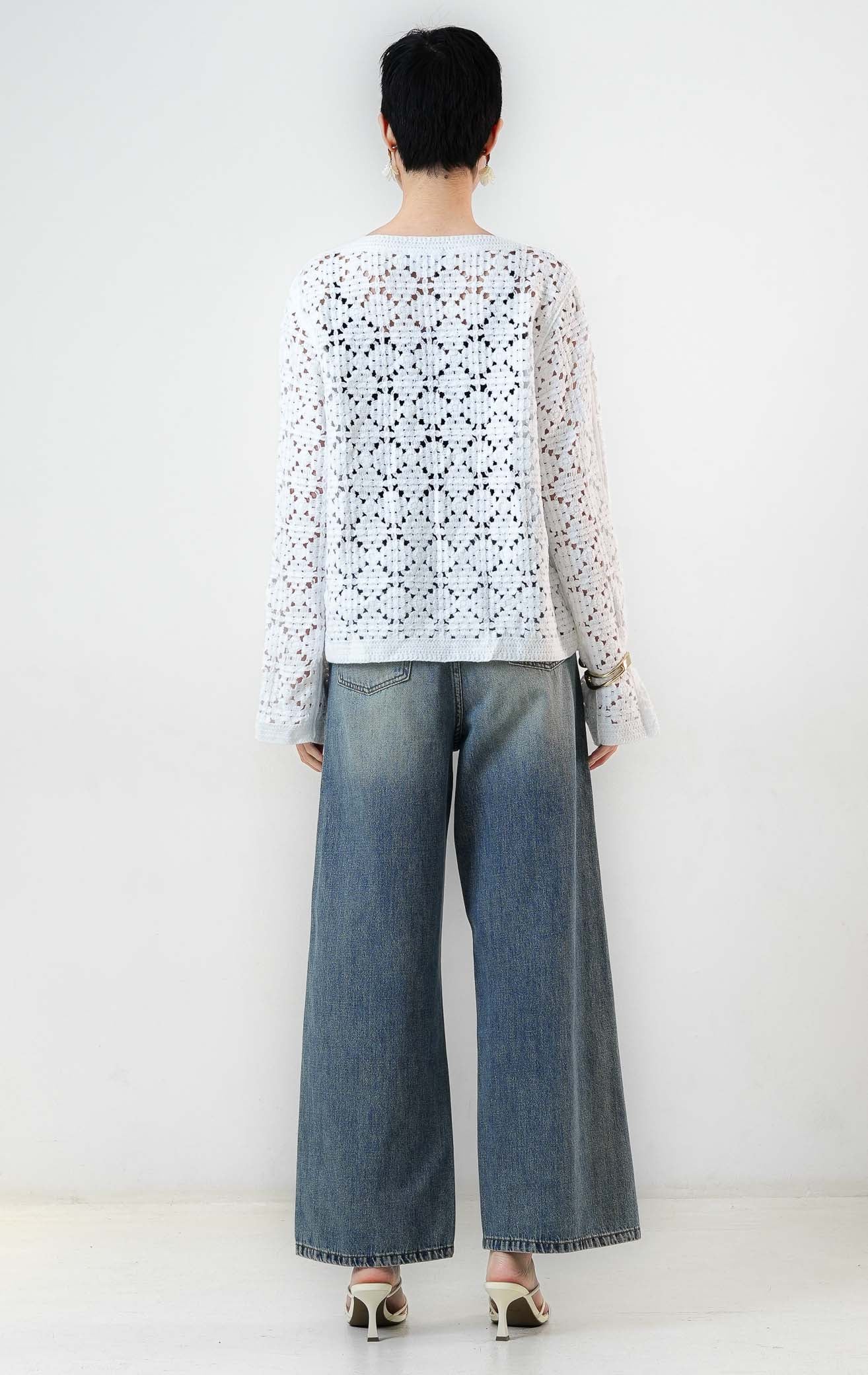 Lucia Cardigan White