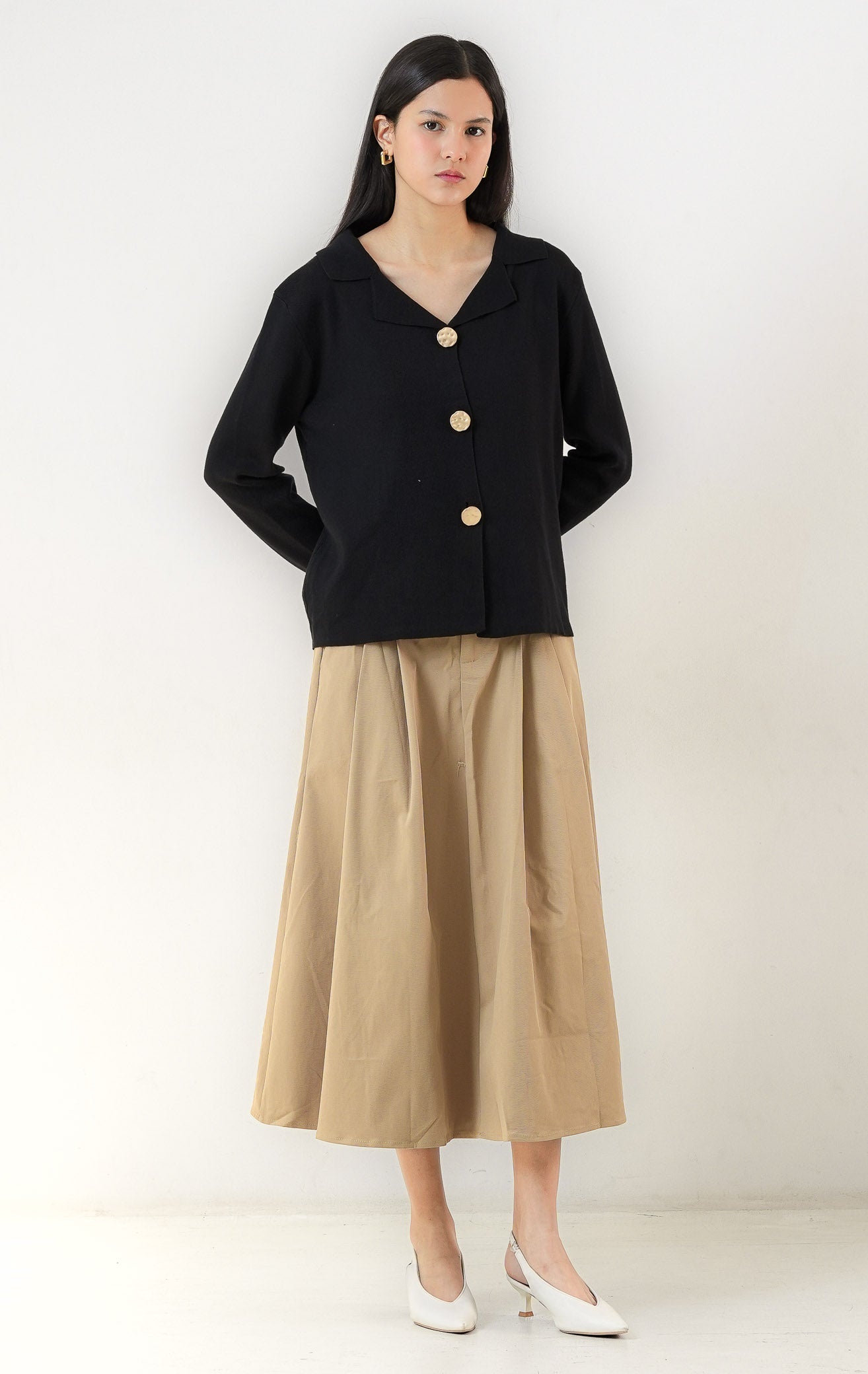 Mariella Cardigan Black