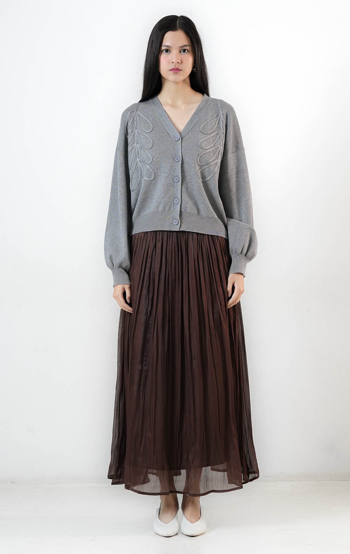 Bailey Cardigan - Grey